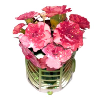 #28 Carnations bouquet pop up card