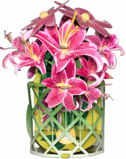 Lilies Pop up bouquet