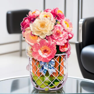 #39 Peonies pop-up bouquet