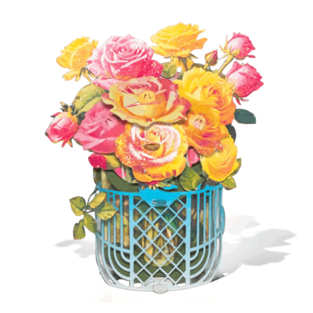 Bunch of Roses pop up bouquet