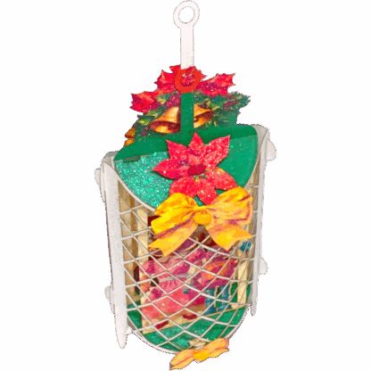 Christmas Ornament with Santa. Popup greeting card No.75 - Image 2