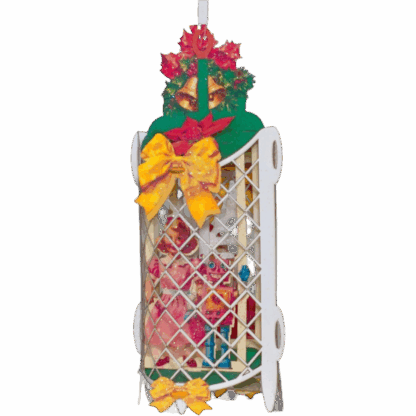 Christmas Ornament with Santa. Popup greeting card No.75 - Image 4