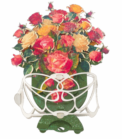 Spring Roses pop-up greeting card. No.57 - Image 5