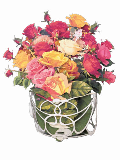 Spring Roses pop-up greeting card. No.57 - Image 2