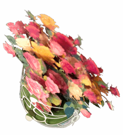 Spring Roses pop-up greeting card. No.57 - Image 4