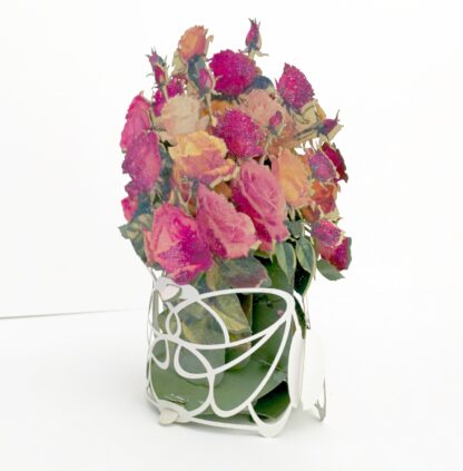 Spring Roses pop-up greeting card. No.57 - Image 7