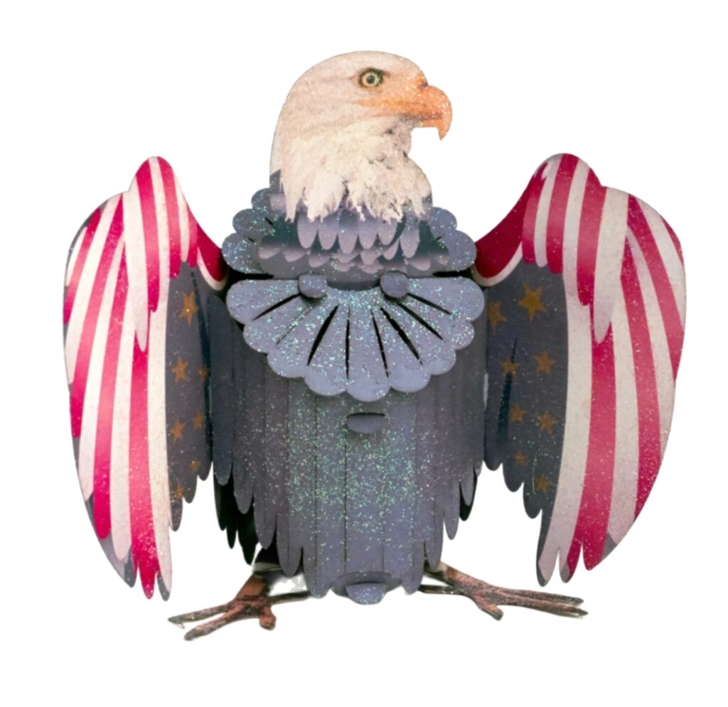 Eagle 3-dimensional greeting card