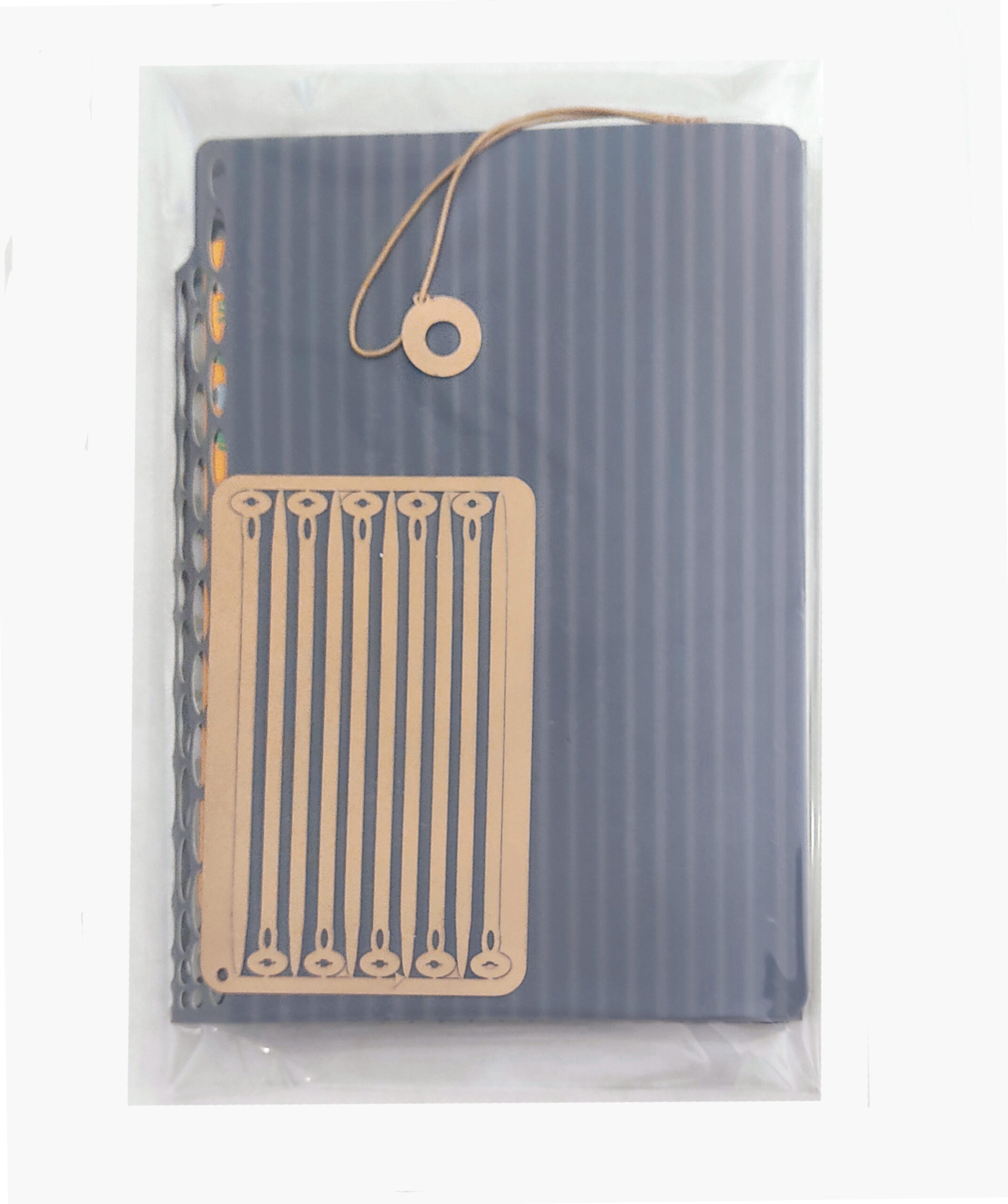 Universal Ringless Binder for 3,6 & 7 holes A5 size Refills. Grey #201 - Image 11