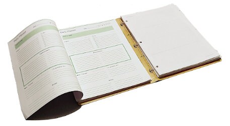 Eco-Friendly A4 Ringless Binder: Green Paperboard, Holds 350 Pages #5 - Image 6